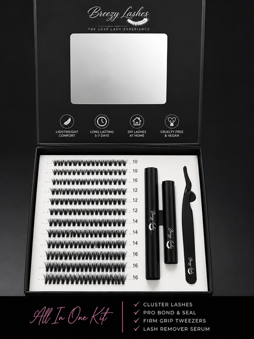Breezy Lashes deluxe DIY cluster lash kit